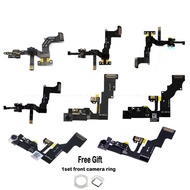 For IP 5 5S SE 2016 5C 6 6S Plus Front Facing Camera Light Proximity Sensor Flex Cable With Micropho