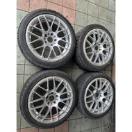 rays volk racing winning sport rim 17 inch pcd 114.3 5 hole