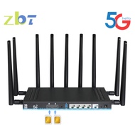 ZBT Dual SIM Card 5G Router 2*SIM Wifi6 3000Mbps Openwrt DDR4 1GB 4*LAN USB3.0 5G Modem MU-MIMO 4T4R