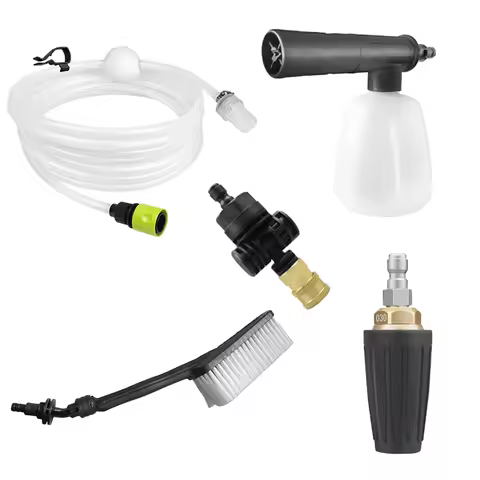 WU633 Car Washing Machine Accessories Rotating Booster Nozzle Inlet Pipe 630 Corner Bender Brush Soa