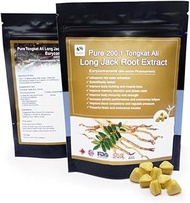 Malaysia Pure 200:1 Long Jack Tongkat Ali Candy 2-3% Eurycomanone 30 candies by Bionutricia Extract