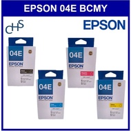 Epson Ink 04E Black Cyan Magenta Yellow For XP2101 / XP4101 / WF2851