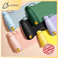 Payung Mini Kapsul 5-Lipat – Pelindung Matahari & Hujan, Mudah Alih & Kompak – Mini Capsule 5-Fold U