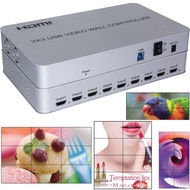 4k USB 3.0 to HDMI Video Wall Controller 3x3 For 9channel TV