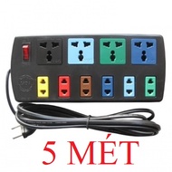 Ổ cắm điện LIOA 10 Ổ đa năng kết hợp 3m hoặc 5m (4D6S32 hoặc 4D6S52)