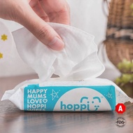 HOPPI BABY WET WIPES PREMIUM 99%  X  20 WIPES BABY WIPES  WET WIPES WET TISSUE ASEAN.OS