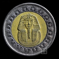 Genuine Coins Egypt 1 Pharaoh 25mm Coins Foreign Coins Coins Coins Coins Collection Genuine Genuine 