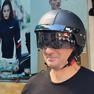Xpeed IS-2V 3/4 helmet with smoke-colored hidden glass - Genuine HJC