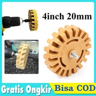 Alat Reparasi Mobil / Roda Karet Penghapus Lem / Rubber Eraser Wheel Cat Mobil / Decal Caramel Pneum