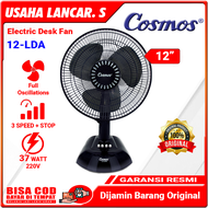 Cosmos 12-LDA/DAR/DSE/DGA/LDA Electric Desk Fan 12 Inch / Kipas Meja 12" - Random - [Garansi Origina