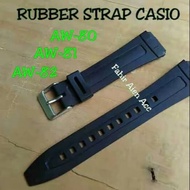 CASIO AW-80 AW-81 AW-82 WATCH STRAP RUBBER STRAP CASIO AW80 AW81 AW82 WATCH STRAP