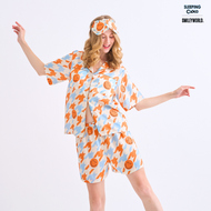 ชุดนอน SLEEPING CLOUD | ชุดนอน 100% LYOCELL ผ้านุ่ม เย็น ใส่สบาย : แขนสั้น ขาสั้น : SHINORI THURSD