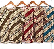 Harga Spesial◤ Baju Batik Wanita Jumbo / Blouse Batik Jumbo / Baju