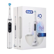 Replete Oral-B iO Series iO9/iO9 Plus Smart Electric Toothbrush with Travel Case, Magnetic Charging, 7 Cleaning Mode, White/Rose Pink