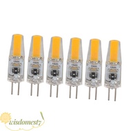 WISDOM 6PCS G4 Light Bulb, 2W 180lm G4 LED Bulb, Easy 120V G4 Bulb Wall Lamp