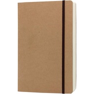 Nota Kosong CooLeathor A5 - Lakar Kulit Kraft Keras 5.8 x 8.25 Inci dengan Penutupan Anjal, 80 Helai