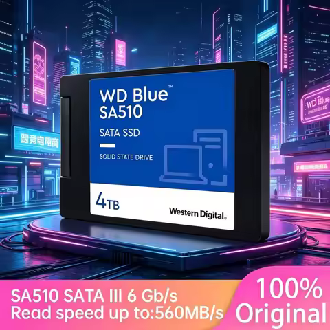 WD Blue SA510 500GB 1TB 2TB 4TB Original WD SSD SATA 3.0 2.5" Hard Disk Disc Internal Solid State Dr