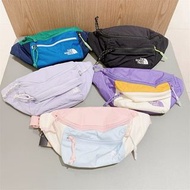 韓國預訂 5色選 the north  face 拼色刺繡logo 防水面料 斜咩袋腰包 小童款成人可咩