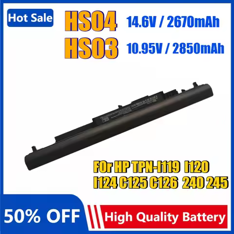 New Replacement Laptop Battery HS04 HS03 for HP 245 240 246 250 256 G4 TPN-I119 I120 I124 C125 C126 