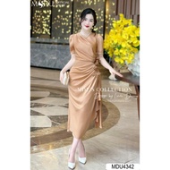 Designed dress K25-D2-3 MDU4342 Eye-catching patterns, attractive body-hugging shape from MDU