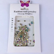 Foot kick set in 7 colors, mixed size stones in 7 colors.