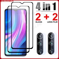 4in1 Full Cover Tempered Glass For OPPO A83 A58 F7 F9 F11 Pro Reno Z 2 3 4 5 6 7 8 9 10 6Z 7Z 8Z 8T 2Z 2F Camera Lens Screen Protector