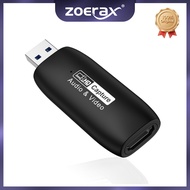 Zoerax 4K Input Video HD-MI Capture Card