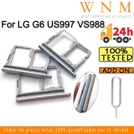 Sim Card Tray Slot Holder For LG G6 US997 VS988 With Memory Card Micro SD Socket Adapter Replacement