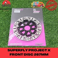 Superfly Project X Front Brake Disc 267mm Compatible For Y125ZR LC135 5S