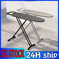 【SG】Ironing Board Series Foldable And Multi Height Adjustable Standing With Premium Board Cover And Iron Rest