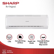 Sharp AC 1 PK 1PK + Pipa Bagus + Bracket PROMO MURAH