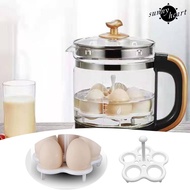 [SH]Egg Steamer Rack 5 Holes Food Grade Long Handle Multi-functional Plastic Health Pot Egg Cooking Tray Kitchen Tools