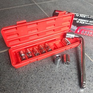 Socket wrench set 10pcs socket wrench set 8mm - 24mm