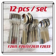 (MKitchenware)Stainless Steel Toffi Brand WCF Brand Fork Spoon Toffi Sudu Toffi Garfu Garfu Makan Su