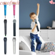 COCOFRUIT Microphone Prop, Simulate Speech Prop Toy Mics Toy, Stage Costume Prop Karaoke Practice Mi
