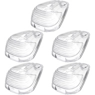 ECCPP 5x Cab Marker Roof Running Light Top Lamp Clear Lens Cover For 1999-2015 for Ford F250 F350 F4