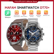 MAFAM【🚀Ready Indonesia】DT No 1 DT70 + PLUS SMARTWATCH ORIGINAL1.45 Screen Business Men Smart Watch/ 