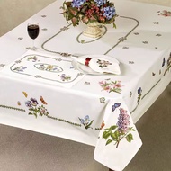 Portmeirion Portmeirion European American BOTANICGARDEN BOTANICGARDEN Plant Garden Tablecloth Tablec