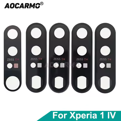 Aocarmo For Sony Xperia 1 IV / X1iv XQ-CT72 CT62 Rear Back Camera Lens Len Glass With Ring Frame Rep