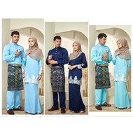 Baju Melayu / Baju Kurung moden / Baju Raya Lelaki / Baju kurung lace / sedondon / Navy blue baby blue sky blue