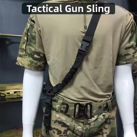 Shoulder Gun Strap Shot Gun Belt Hunting Accessories Molle Gear Molle Single Point Gun Sling Shoulde