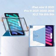 Cover for iPad Mini 6 360 degree rotating case for iPad Pro 11 2021 Air 4 10.9 2020 10.2 Gen9 Gen8 Gen7 10.5 9.7 Mini with Pencil Holder
