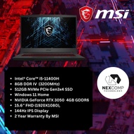 MSI GF63 Thin 11UC 886 GAMING NOTEBOOK LAPTOP