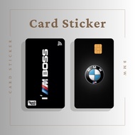 BMW CARD STICKER - TNG CARD / NFC CARD / ATM CARD / ACCESS CARD / TOUCH N GO CARD / WATSON CARD