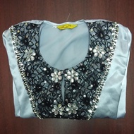 Baju Kurung Moden Kelabu