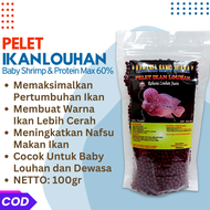 PAKAN PELET IKAN LOUHAN JENONG DAN WARNA LEBIH CERAH