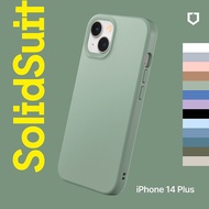 RHINOSHIELD 犀牛盾 iPhone 14 Plus 6.7吋 SolidSuit 經典防摔背蓋手機保護殼-經典款酒紅