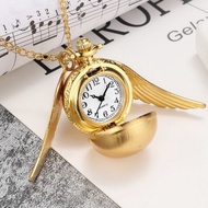 Harry Potter Pocket Watch Golden Snitch Angel Wings Ball Love Pocket Watch Angel Ball Retro Pocket W