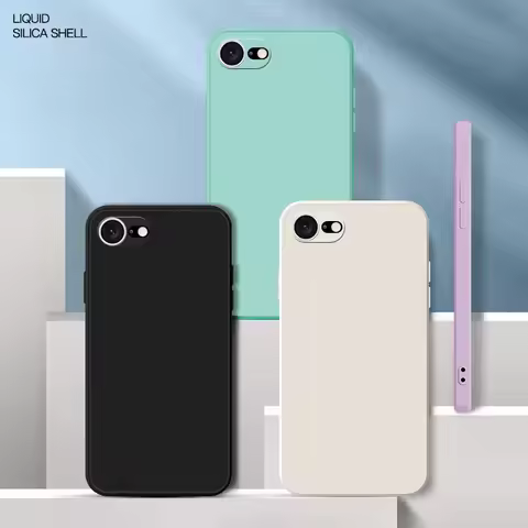 For iPhone 16e Phone Case iPhone 16e 16 e TPU Luxury Shockproof Original Liquid Silicone Case iPhone