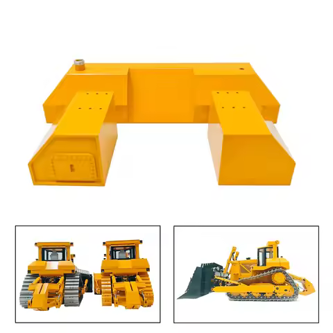 CNC Updated Spare Part Oil Tank Accessories for Toys JDM-98 RC Bulldozer Remote Control Dozer Trucks